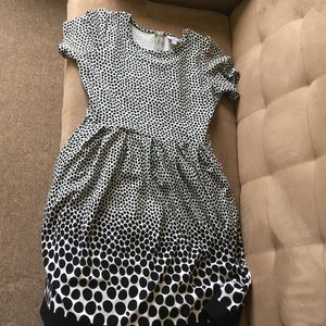 Lularoe XL Black & White dotted dress